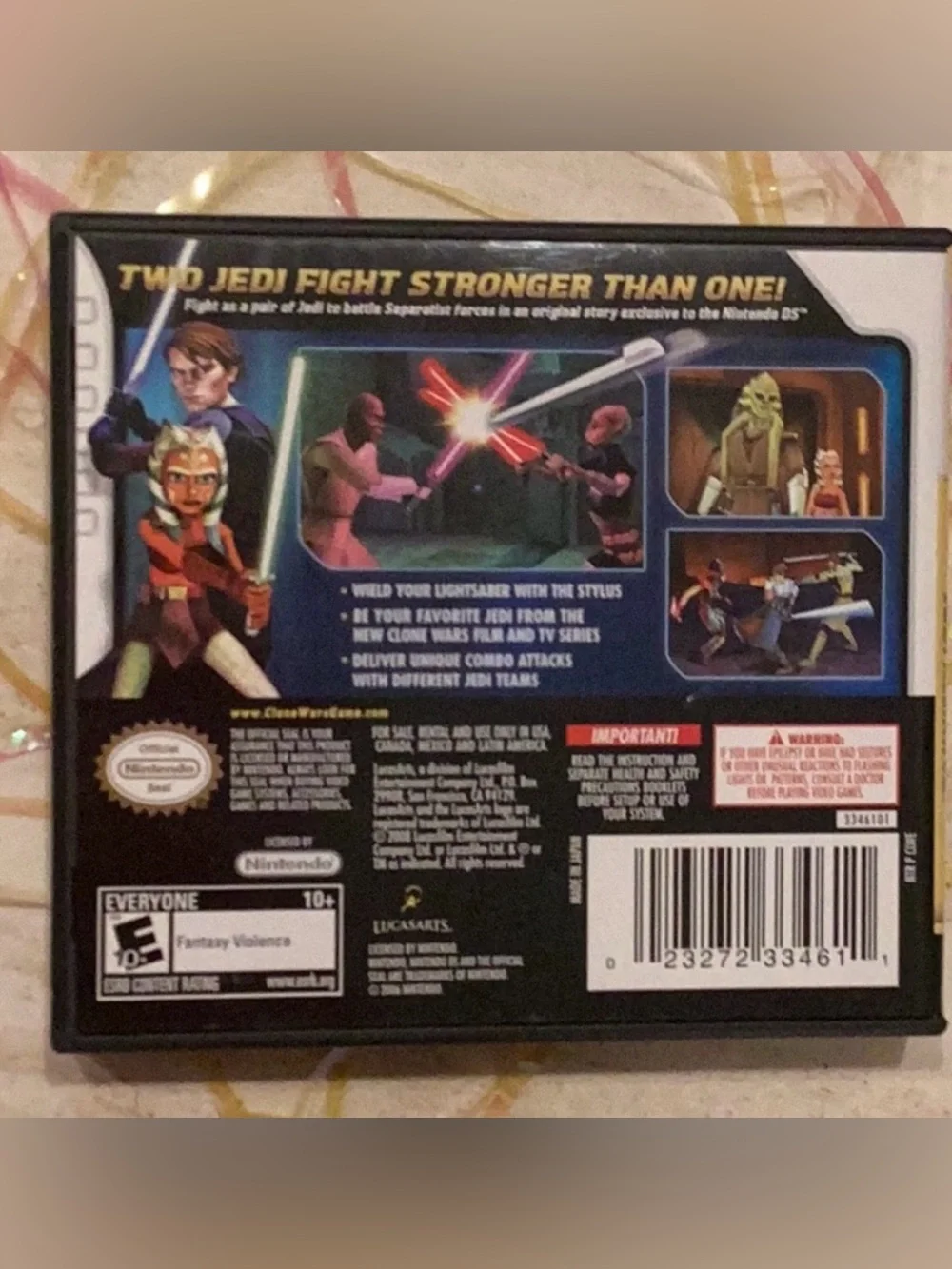 Star Wars The Clone Wars Jedi Alliance Nintendo DS Game CIB Tested